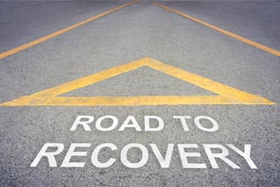 Road leading to recovery