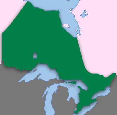  Map of Ontario