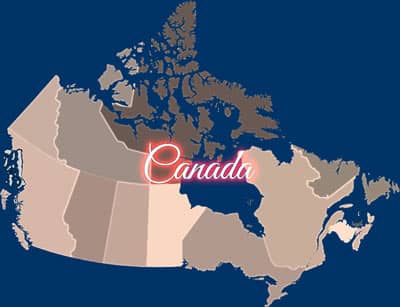  Map of Canada