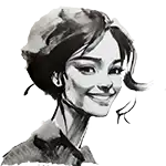 woman smiling